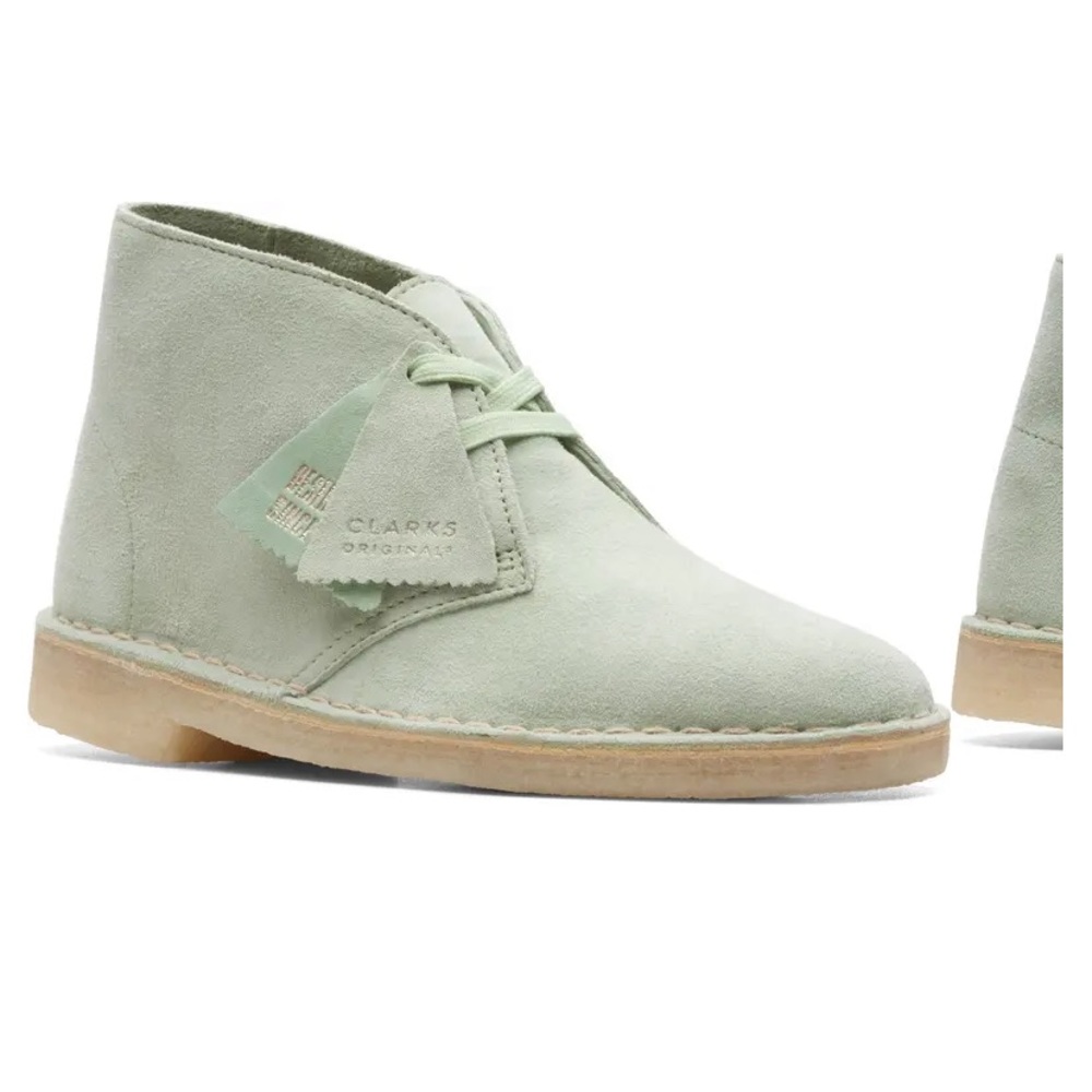 Mint green Clark’s boots size 7.5